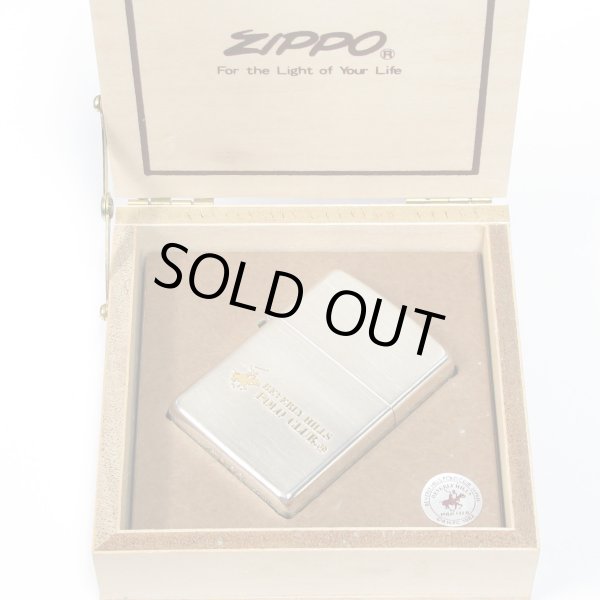 Photo5: Vintage Zippo POLO CLUB Beverly Hills Silver Gold 1989 Japan Limited Oil Lighter (5)
