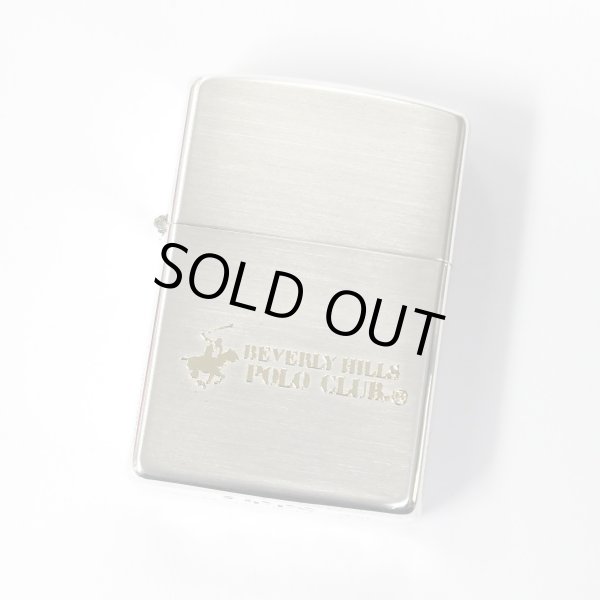 Photo1: Vintage Zippo POLO CLUB Beverly Hills Silver Gold 1989 Japan Limited Oil Lighter (1)