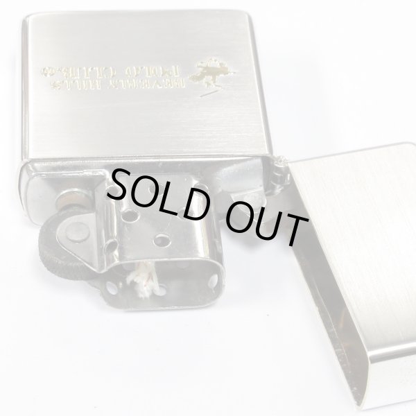 Photo3: Vintage Zippo POLO CLUB Beverly Hills Silver Gold 1989 Japan Limited Oil Lighter (3)