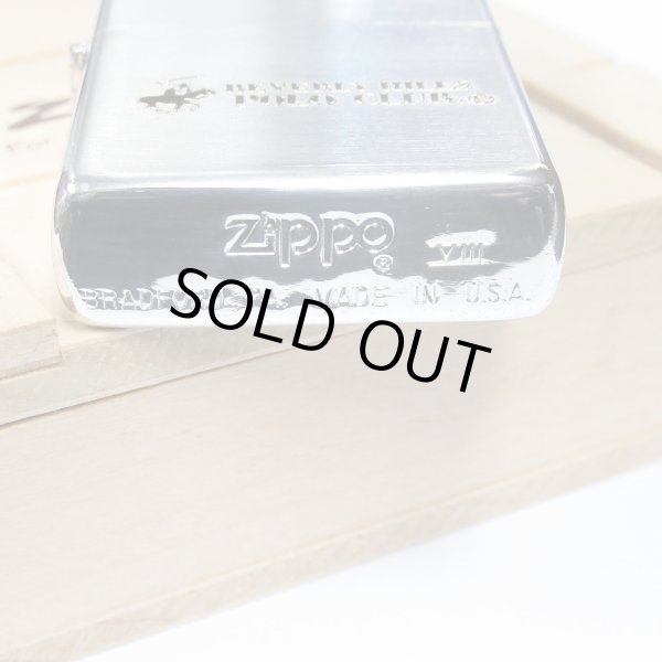Photo4: Vintage Zippo POLO CLUB Beverly Hills Silver Gold 1989 Japan Limited Oil Lighter (4)