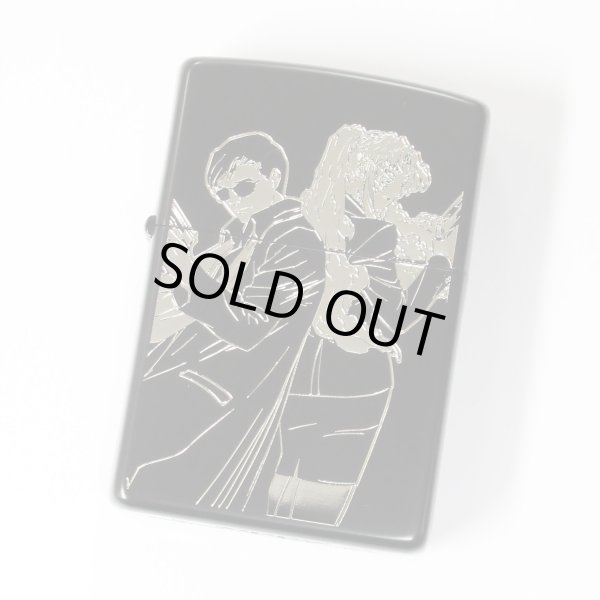 Photo1: Zippo BLACK LAGOON Balalaika Bai Ji-Shin Chang Matte Black Silver Etching Japanese Anime Japan Oil Lighter (1)