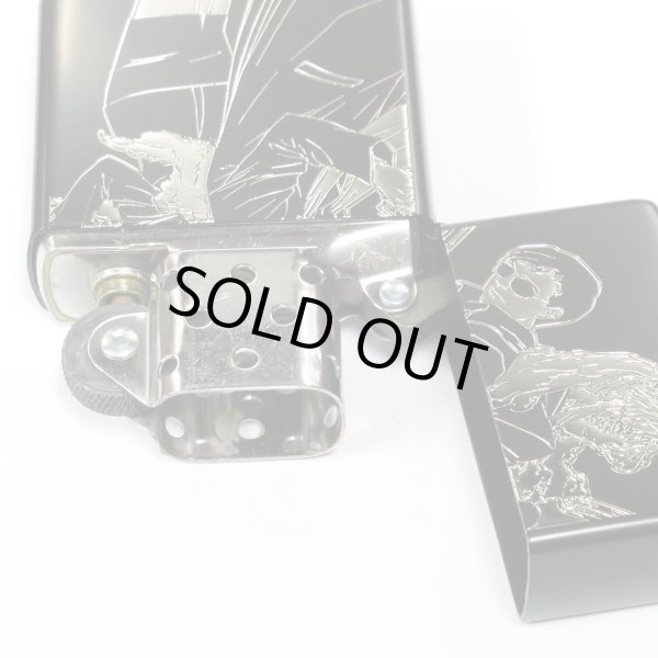 Photo3: Zippo BLACK LAGOON Balalaika Bai Ji-Shin Chang Matte Black Silver Etching Japanese Anime Japan Oil Lighter (3)