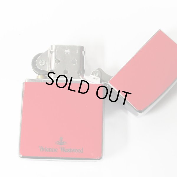 Photo6: Used Zippo Vivienne Westwood Enamel Red ORB Metal Japan Limited Oil Lighter (6)