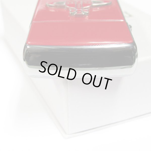 Photo3: Used Zippo Vivienne Westwood Enamel Red ORB Metal Japan Limited Oil Lighter (3)