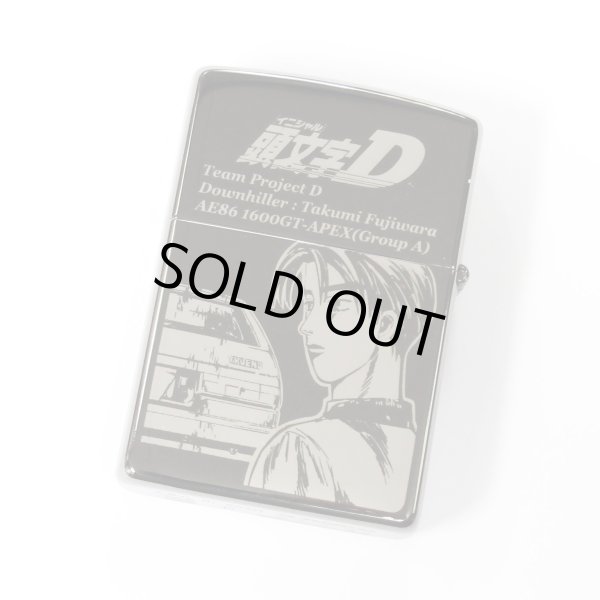 Photo2: Vintage Zippo Initial D Takumi Fujiwara AE86 Hachiroku Black 2000 Japan Limited Oil Lighter (2)