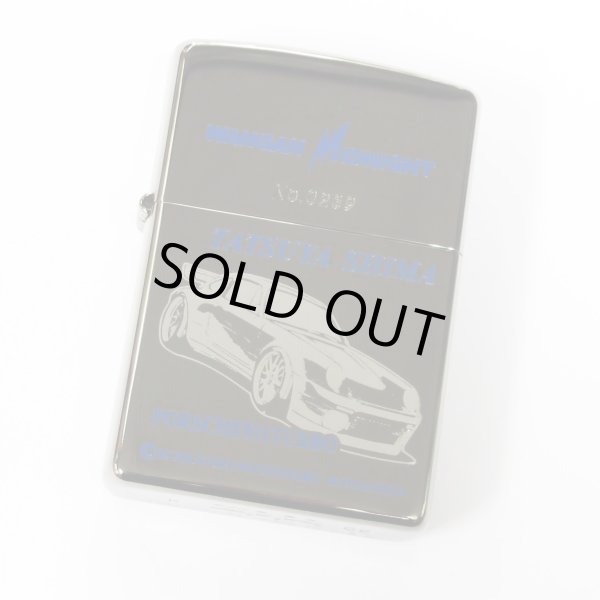 Photo1: Vintage Zippo Wangan Midnight Porsche 911 Turbo Blackbird Japan Limited Oil Lighter (1)