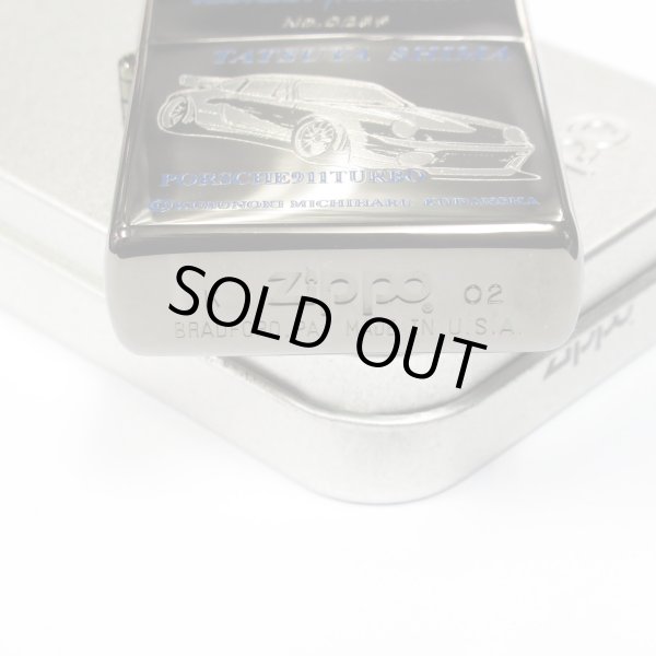 Photo4: Vintage Zippo Wangan Midnight Porsche 911 Turbo Blackbird Japan Limited Oil Lighter (4)