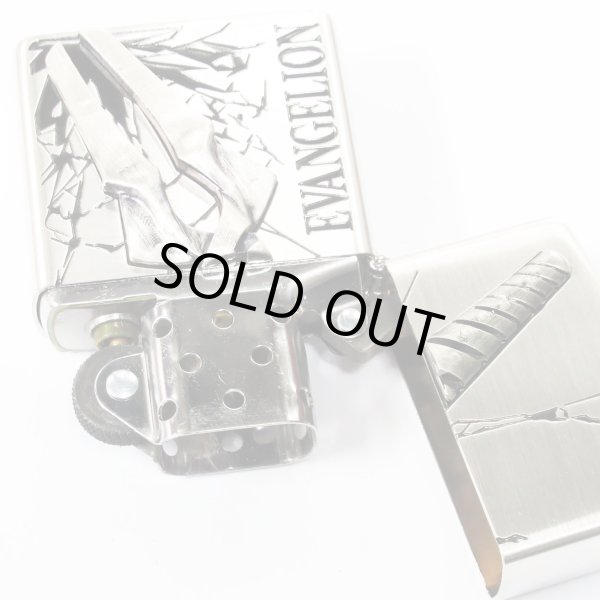 Photo3: Zippo Evangelion Eva Spear of Longinus Metal Etching Oxidized Silver Plating Japan Limited Oil Lighter (3)
