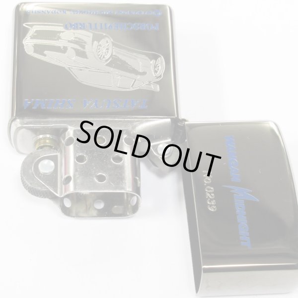 Photo3: Vintage Zippo Wangan Midnight Porsche 911 Turbo Blackbird Japan Limited Oil Lighter (3)