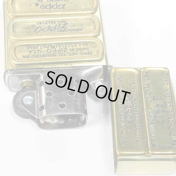 Photo4: Vintage Zippo Bottom Code Metal Brass 1997 Japan Limited Oil Lighter (4)