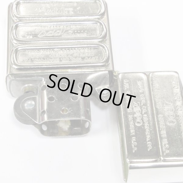 Photo3: Vintage Zippo Bottom Code Both Sides Metal Nickel 2000 Japan Limited Oil Lighter (3)