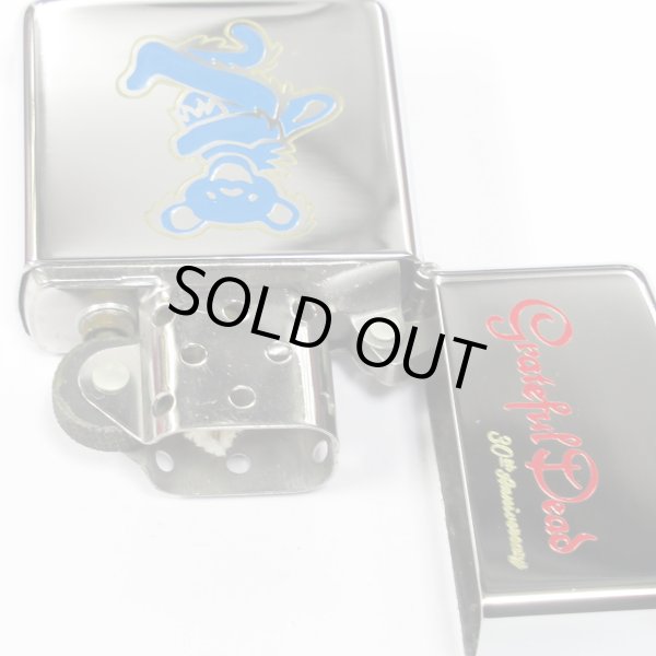 Photo3: Vintage Zippo Grateful Dead Blue Dead Bear Chrome Mirror 1992 Japan Limited Oil Lighter (3)
