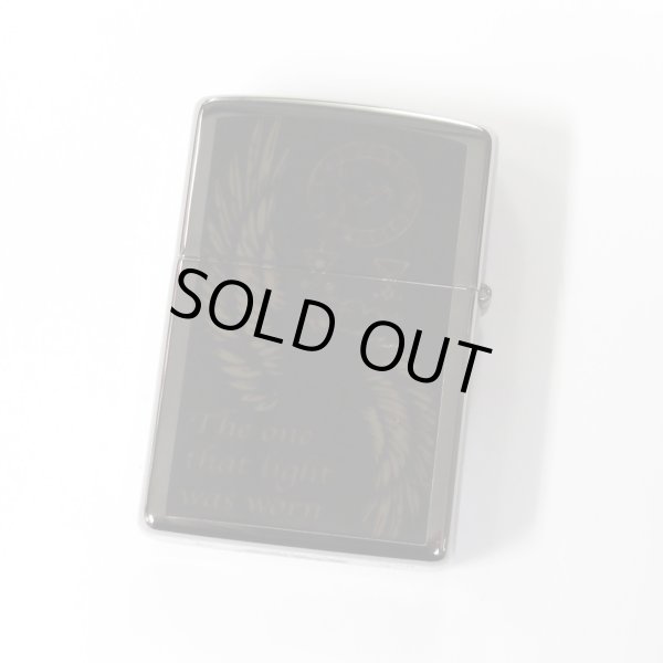 Photo2: Vintage Zippo Skull Wing Both Sides Design Black Nickel Plating 2008 Japan Limited Oil Lighter (2)