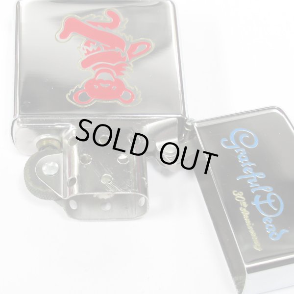 Photo3: Vintage Zippo Grateful Dead Red Dead Bear Chrome Mirror 1993 Japan Limited Oil Lighter (3)