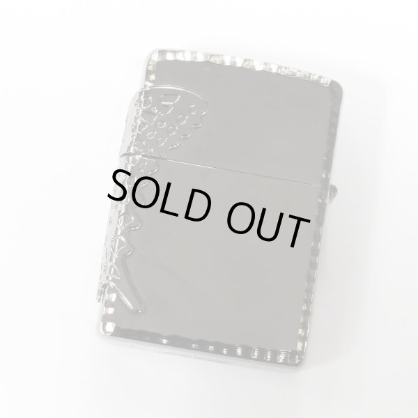 Photo3: Vintage Zippo Butterfly 3-sides Metal Black Nickel Plating 2008 Japan Limited Oil Lighter (3)