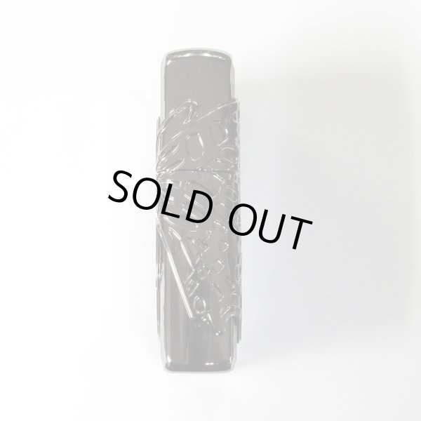 Photo2: Vintage Zippo Butterfly 3-sides Metal Black Nickel Plating 2008 Japan Limited Oil Lighter (2)