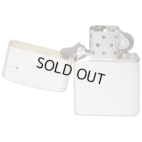 Photo2: Sterling Silver Zippo #15 Mirror Sapphire Japan Limited Oil Lighter (2)