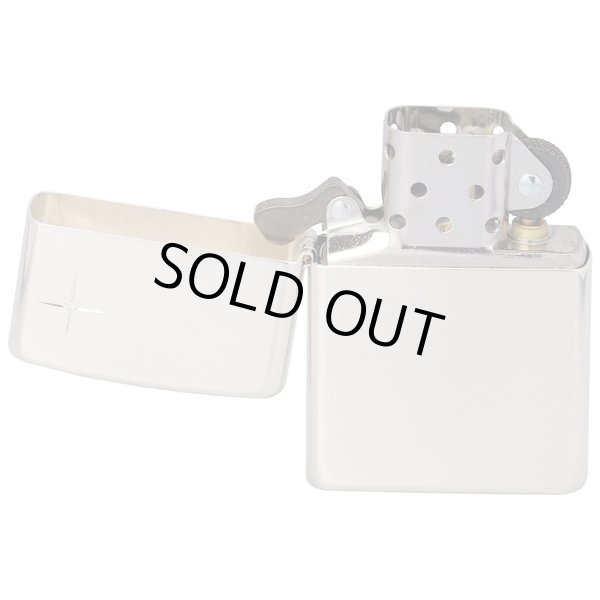 Photo2: Sterling Silver Zippo #15 Mirror Diamond Japan Limited Oil Lighter (2)