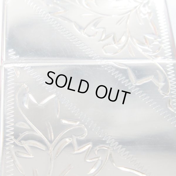 Photo6: Used Sterling Silver Zippo Arabesque Both Sides Hand Carved 2013 Japan Limited Oil Lighter (6)