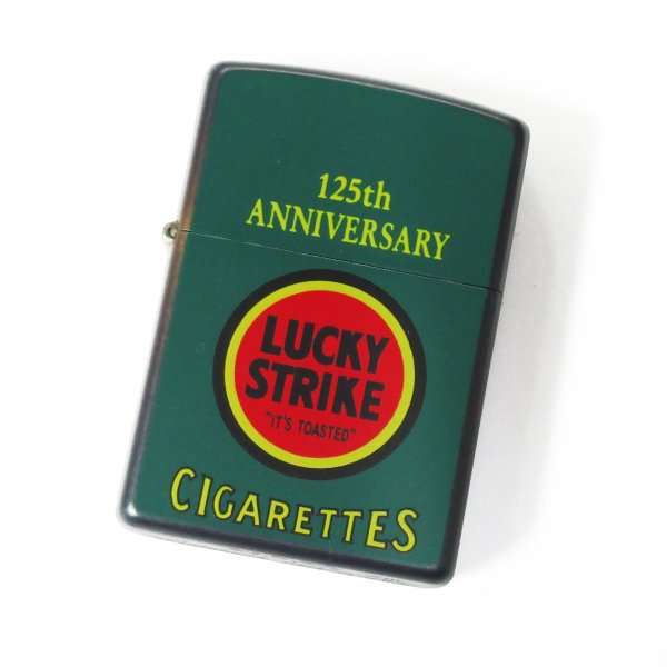 Photo1: Vintage Zippo Lucky Strike 125th Anniversary Green 1997 Japan Limited Oil Lighter (1)
