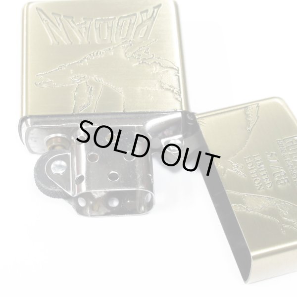 Photo3: Zippo Rodan Godzilla 65th Anniversary 51/65 Antique Brass Plating Both Sides Etching Japan Limited Oil Lighter (3)