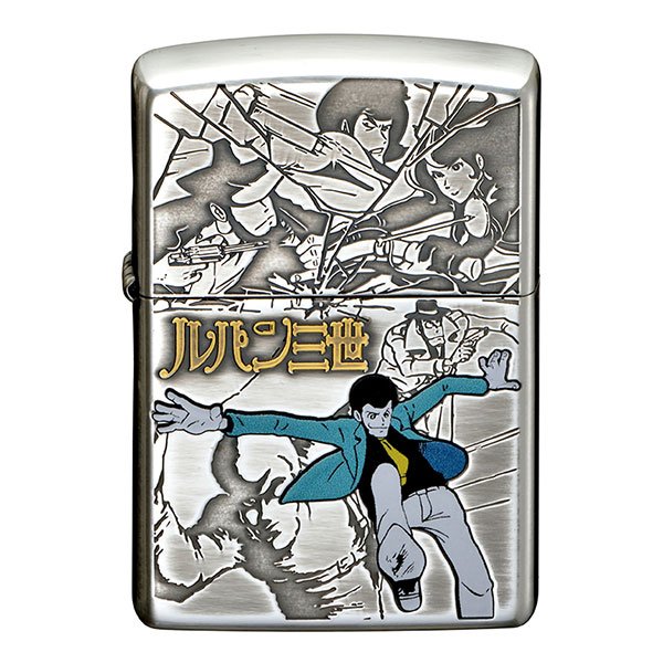 Photo1: Zippo Lupin the Third Original Manga 50th Anniversary Model Part 1 Both Sides Etching Japan Limited Oil Lighter (1)