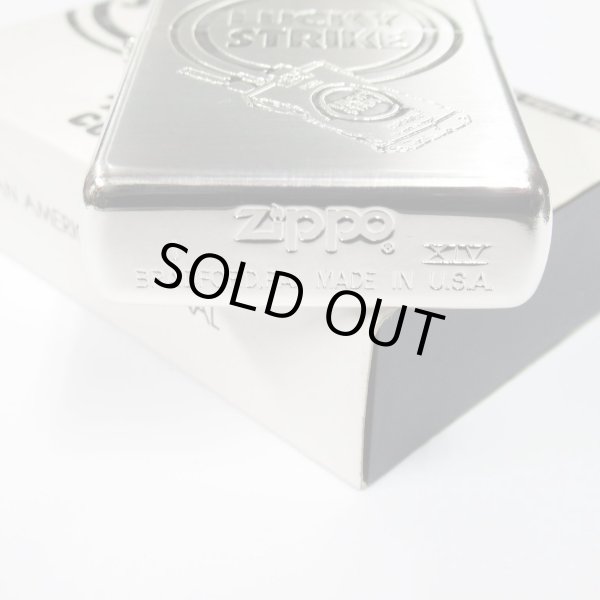 Photo4: Vintage Zippo Lucky Strike Etching Silver 1998 Japan Limited Oil Lighter (4)