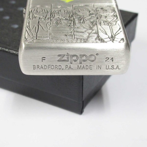 Photo5: Zippo BOCCHI THE ROCK! Cable Ties Oxidized Silver 3-ides Etching Japanese Anime Japan Limited Oil Lighter (5)