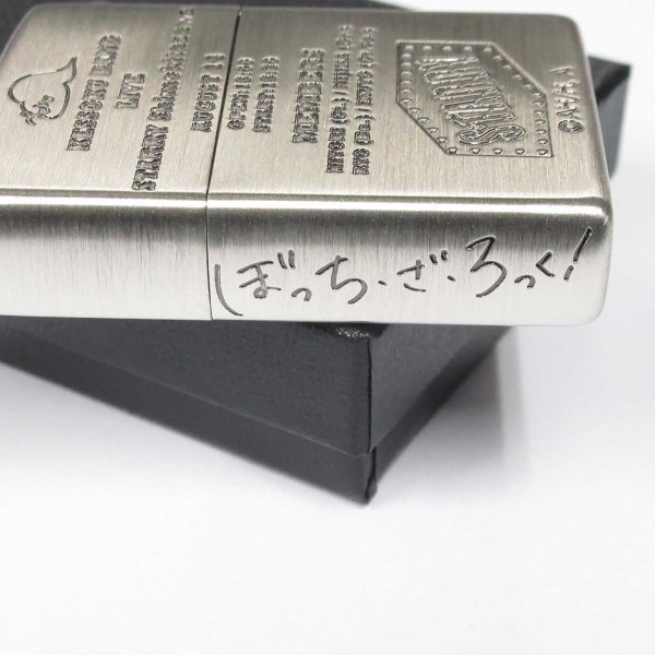 Photo4: Zippo BOCCHI THE ROCK! Cable Ties Oxidized Silver 3-ides Etching Japanese Anime Japan Limited Oil Lighter (4)