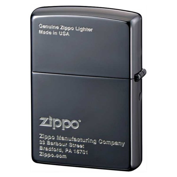 Photo2: Zippo Package Design Both Sides Etching Black Nickel Plating Japan Limited Oil Lighter (2)