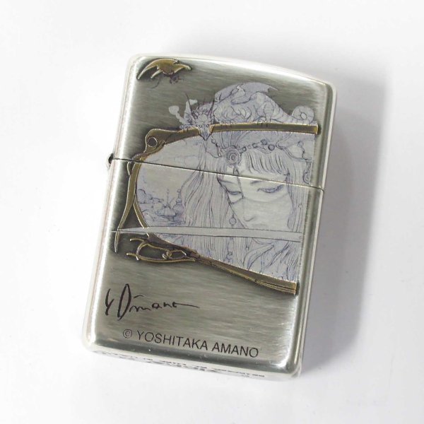Photo1: Final Fantasy Zippo Amano Yoshitaka Collection No.04 Armor Case Japan Limited (1)