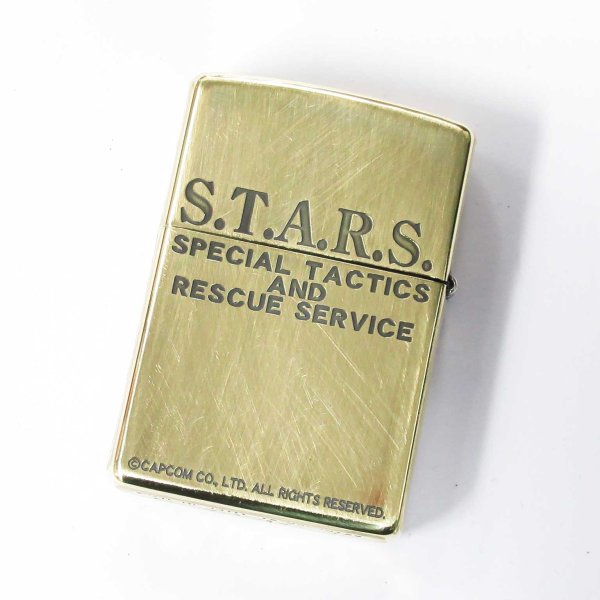 Photo2: Zippo BIOHAZARD S.T.A.R.S. 3-sides Etching Used Finish Vintage Feeling Japan Limited Oil Lighter (2)