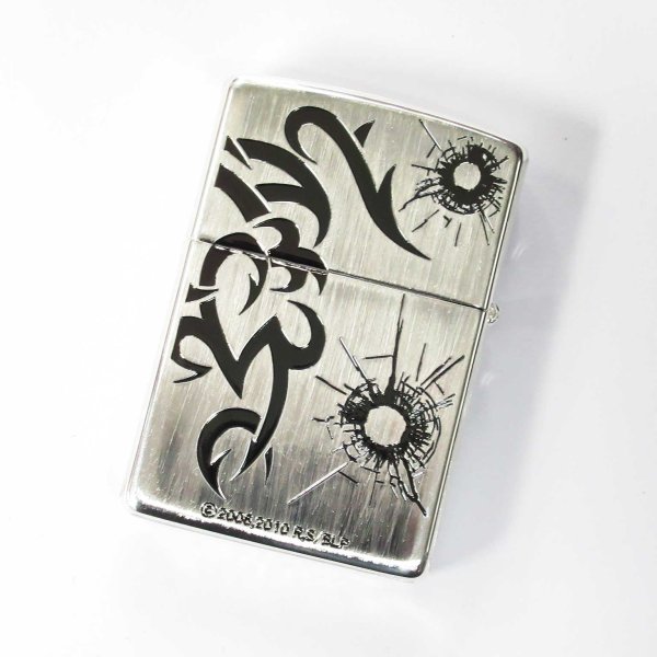 Photo2: Zippo BLACK LAGOON REVY Both Sides Etching Used Finish Feeling Japanese Anime Japan Limited Oil Lighter (2)