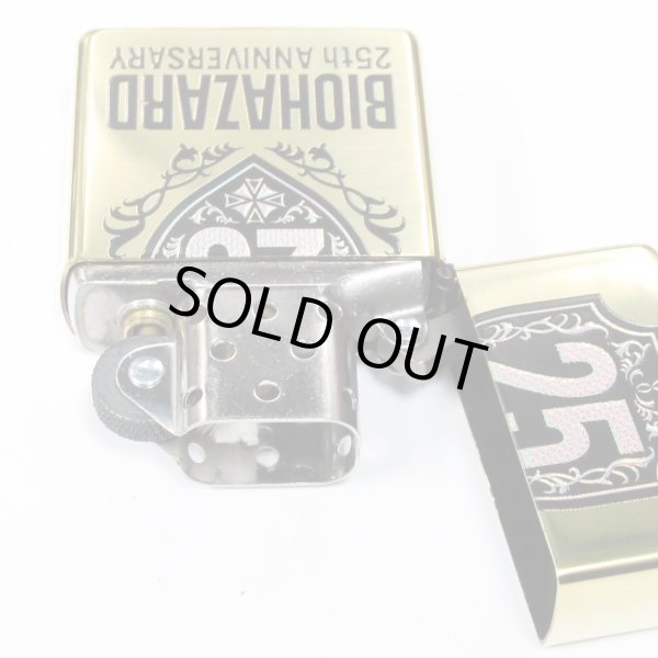 Photo3: Zippo BIOHAZARD 25th Anniversary Oxidized Brass Hologram Etching Japan Limited Oil Lighter (3)