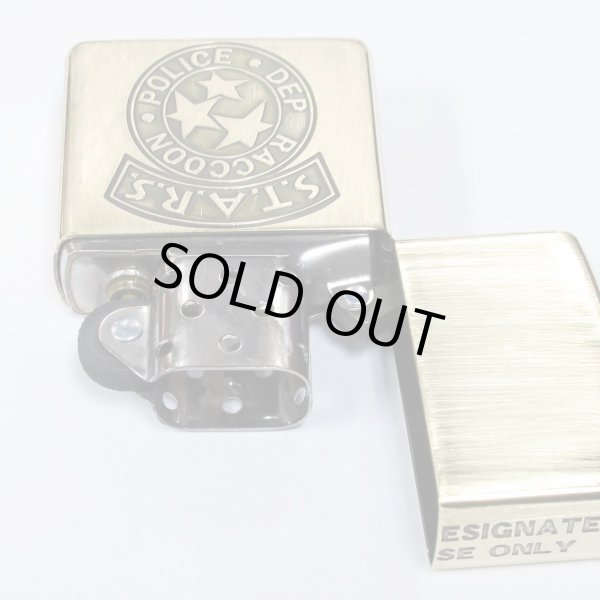Photo3: Zippo BIOHAZARD S.T.A.R.S. 3-sides Etching Used Finish Vintage Feeling Japan Limited Oil Lighter (3)