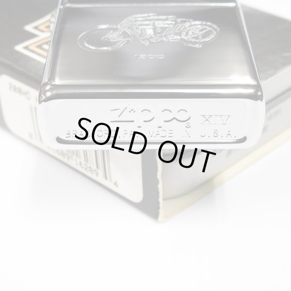 Photo4: Vintage Zippo First Harley Davidson Motorcycle 1900 Etching Mirror Oil Lighter (4)