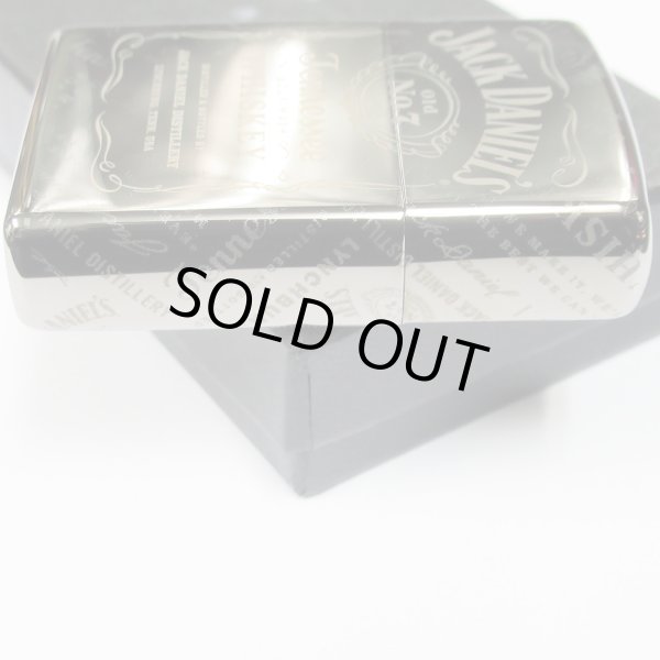 Photo3: Zippo Jack Daniel's 4-sides Laser Engraving Black Ice Oil Lighter (3)