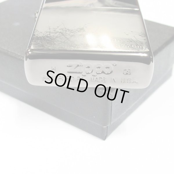 Photo4: Vintage Zippo Mt.Fuji 3776m Laser Engraving Black Titanium Japan Limited Oil Lighter (4)