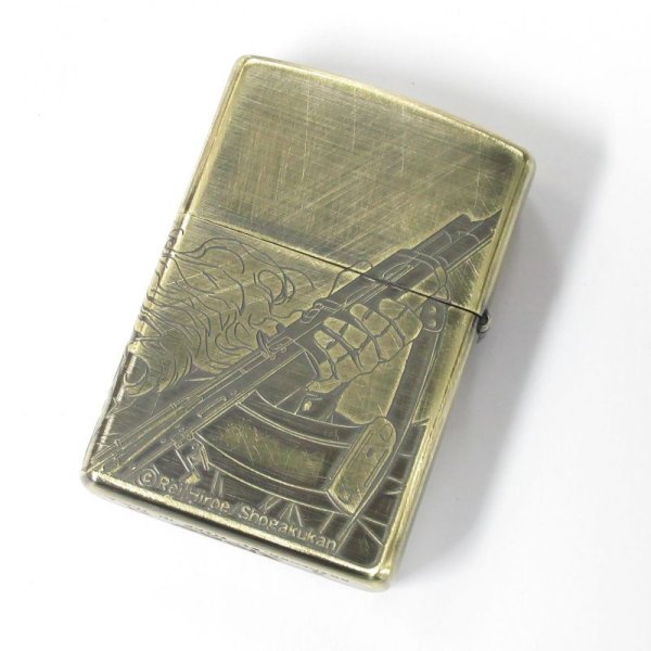Photo2: Zippo BLACK LAGOON BALALAIKA 3-Sides Etching Used Finish Feeling Japanese Anime Japan Limited Oil Lighter (2)