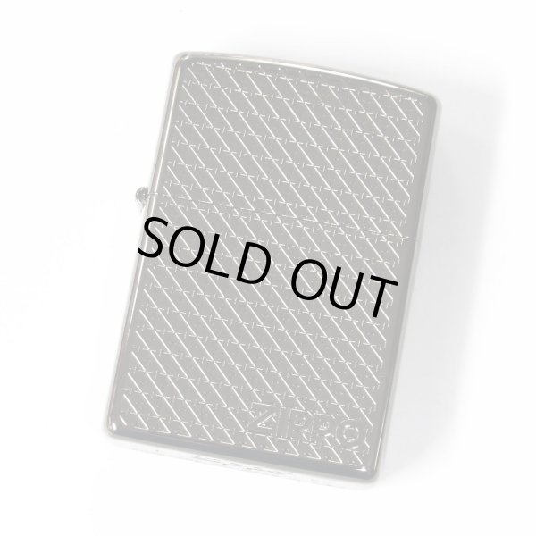 Photo1: Zippo Houndstooth Design Both Sides Etching Black Titanium Plating Japan Limited Oil Lighter (1)