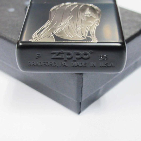 Photo4: Zippo NieR:Automata A2 SQUARE ENIX Matte Black Silver Both Sides Etching Japan Limited Oil Lighter (4)