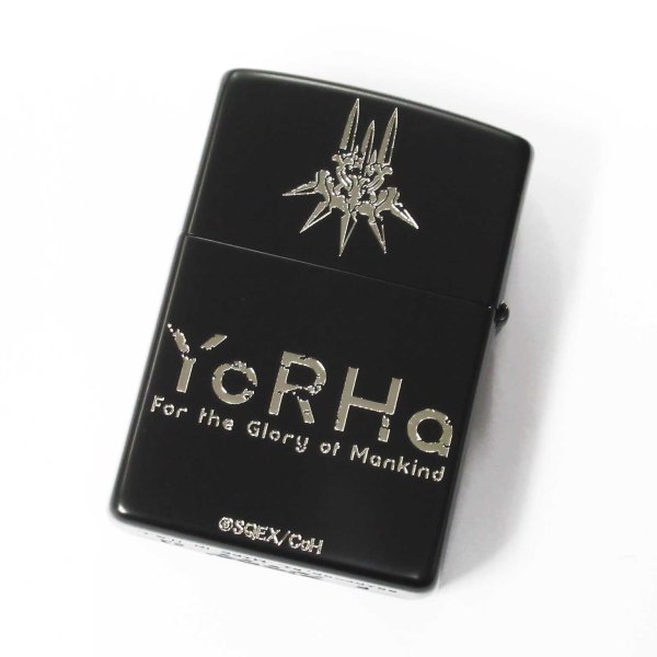 Photo2: Zippo NieR:Automata A2 SQUARE ENIX Matte Black Silver Both Sides Etching Japan Limited Oil Lighter (2)