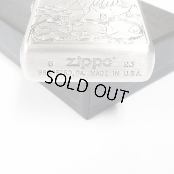 Photo4: Zippo InuYasha Sesshomaru Rumiko Takahashi Autograph Etching Oxidized Silver Japanese Anime Japan Limited Oil Lighter (4)