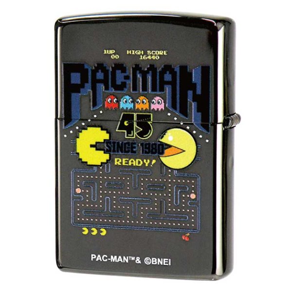 Photo2: Zippo Pac-Man 45th Anniversary Nintendo Entertainment System NES Japanese Game Soft Japan Limited Oil Lighter (2)