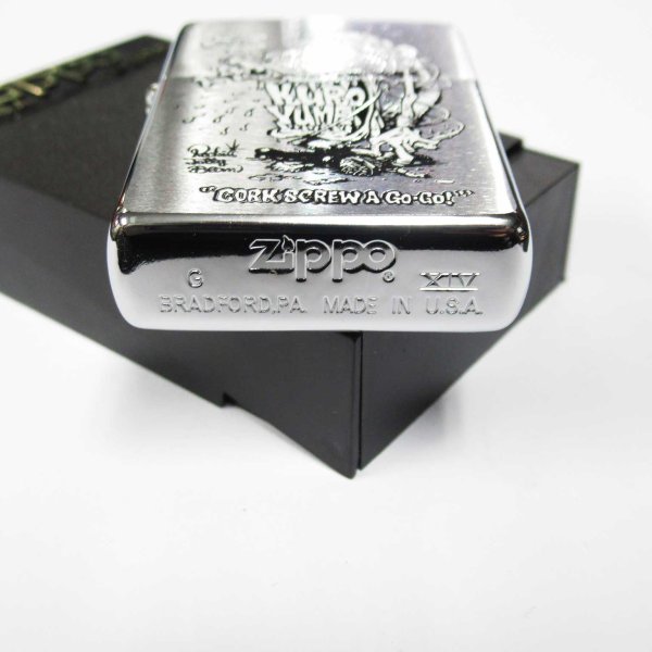 Photo4: Vintage Zippo Kuroyume CORKSCREW A GO GO! x Rockin' JellyBean Japan Limited Oil Lighter (4)