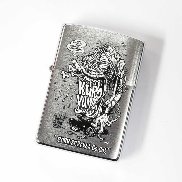 Photo1: Vintage Zippo Kuroyume CORKSCREW A GO GO! x Rockin' JellyBean Japan Limited Oil Lighter (1)