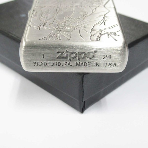 Photo4: Zippo BLACK LAGOON Shenhua Both Sides Etching Oxidized Silver Plating Japanese Anime Japan Limited Oil Lighter (4)