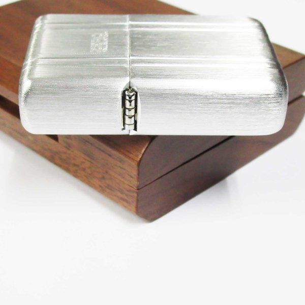 Photo7: Vintage Zippo ZERO HALLIBURTON Aluminum Jacket Japan 1000 Limited Oil Lighter (7)