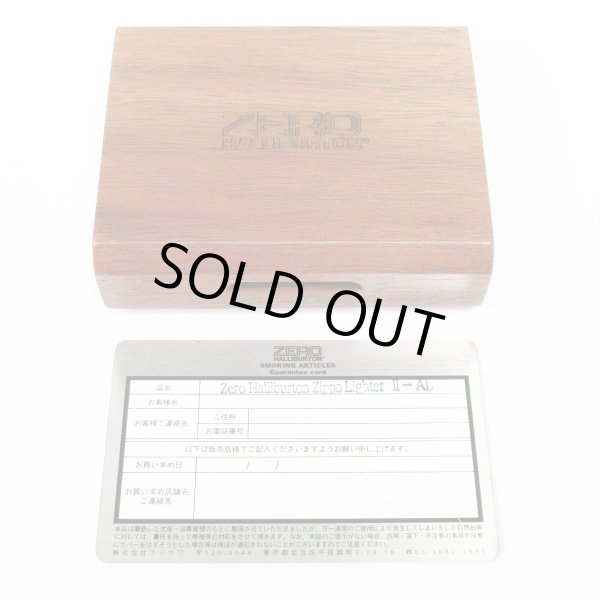 Photo10: Vintage Zippo ZERO HALLIBURTON Aluminum Jacket Japan 1000 Limited Oil Lighter (10)