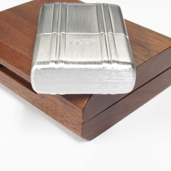 Photo6: Vintage Zippo ZERO HALLIBURTON Aluminum Jacket Japan 1000 Limited Oil Lighter (6)